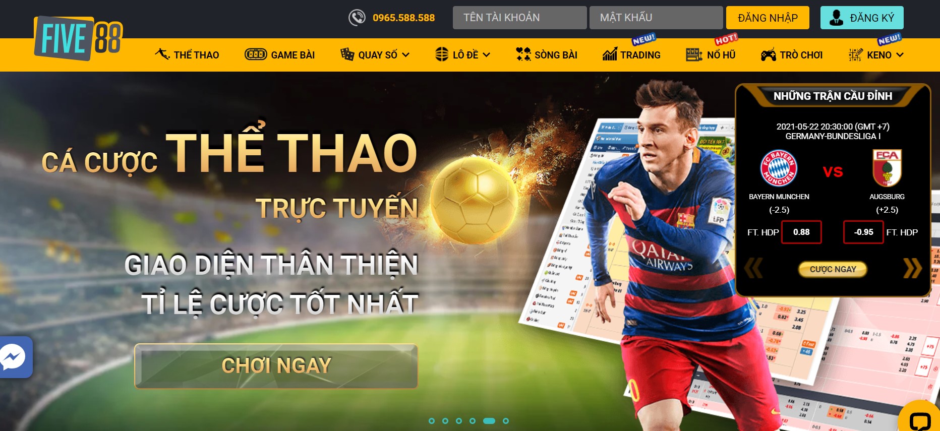 GIỚI THIỆU FIVE88 1 Thông tin về sảnh Five88